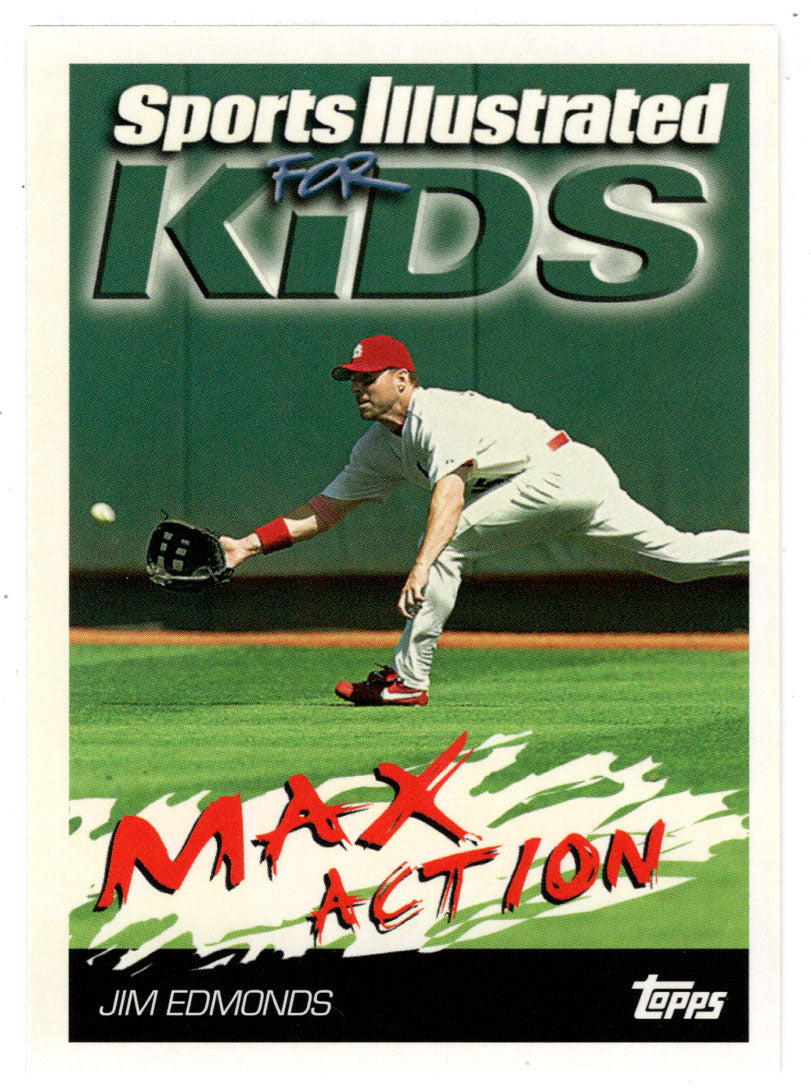 Jim Edmonds - St. Louis Cardinals - Sports Illustrated For Kids (MLB Baseball Card) 2006 Topps Opening Day # 8 Mint