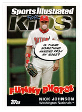 Load image into Gallery viewer, Randy Johnson - Nick Johnson - Sports Illustrated For Kids (MLB Baseball Card) 2006 Topps Opening Day # 16 Mint
