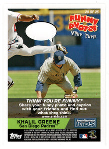 Todd Helton - Khalil Greene - Sports Illustrated For Kids (MLB Baseball Card) 2006 Topps Opening Day # 20 Mint
