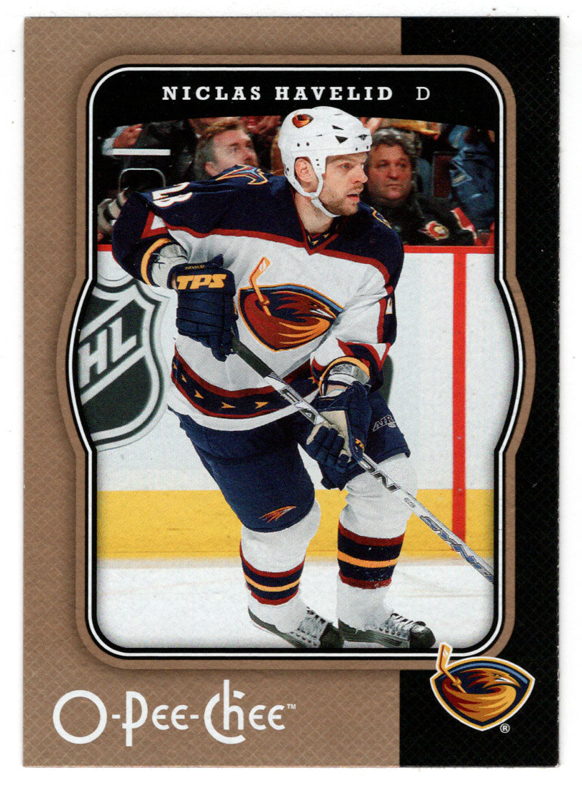 Niclas Havelid - Atlanta Thrashers (NHL Hockey Card) 2007-08 O-Pee-Chee # 26 Mint