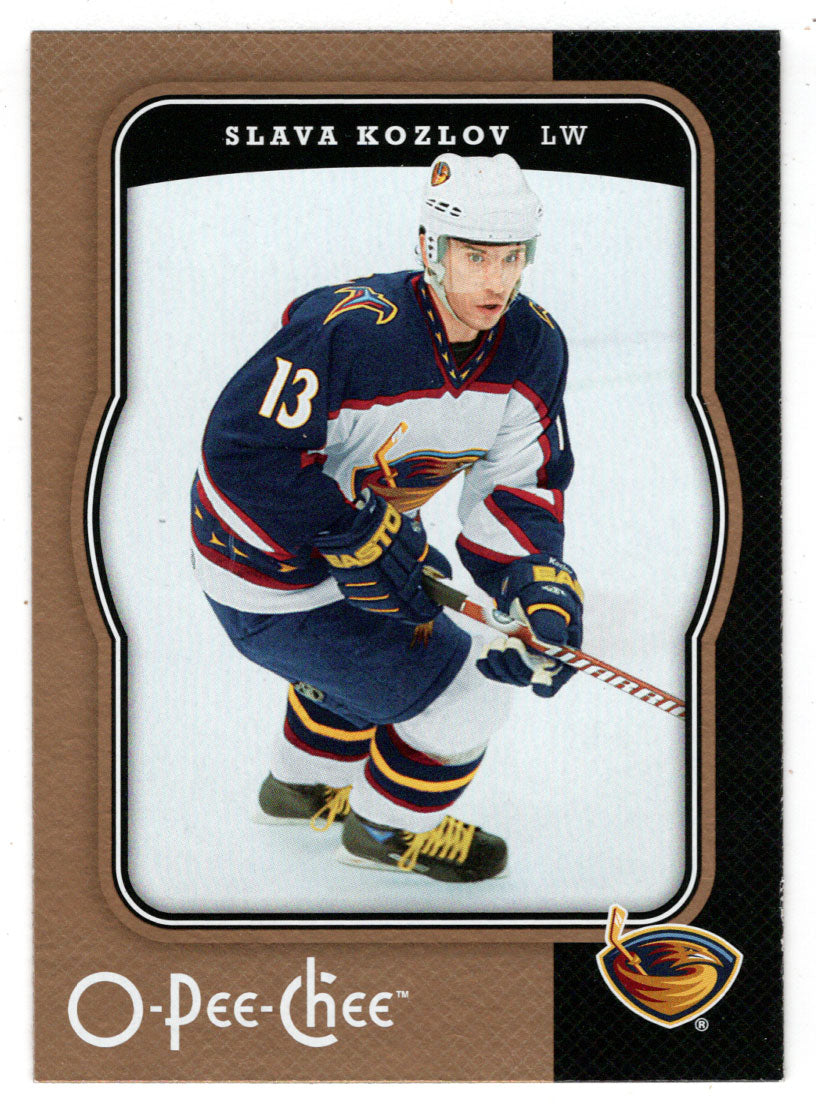 Slava Kozlov - Atlanta Thrashers (NHL Hockey Card) 2007-08 O-Pee-Chee # 30 Mint