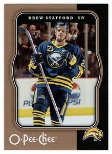 Drew Stafford - Buffalo Sabres (NHL Hockey Card) 2007-08 O-Pee-Chee # 58 Mint