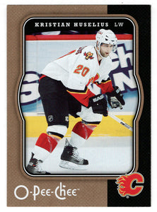 Kristian Huselius - Calgary Flames (NHL Hockey Card) 2007-08 O-Pee-Chee # 78 Mint