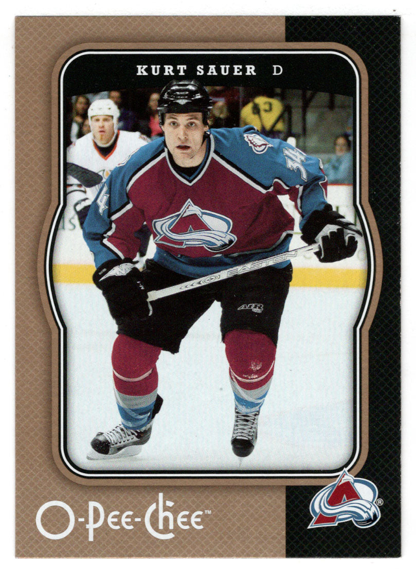 Kurt Sauer - Colorado Avalanche (NHL Hockey Card) 2007-08 O-Pee-Chee # 129 Mint