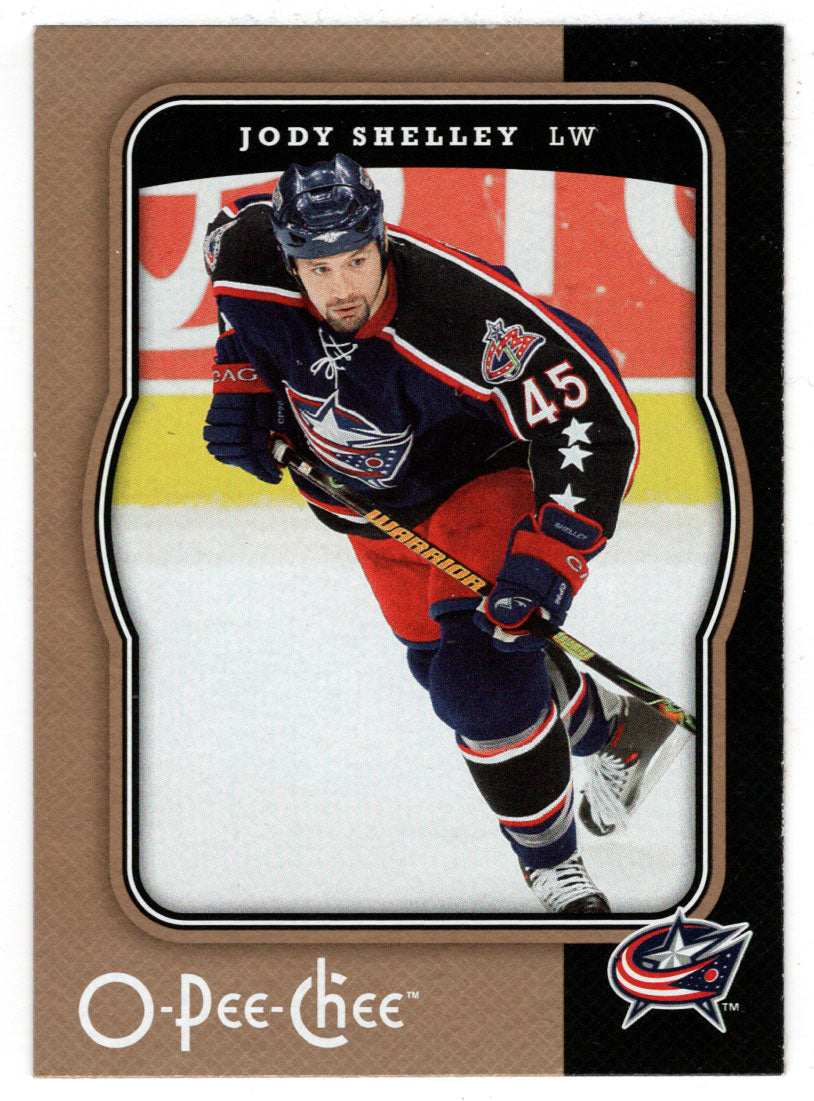 Jody Shelley - Columbus Blue Jackets (NHL Hockey Card) 2007-08 O-Pee-Chee # 136 Mint