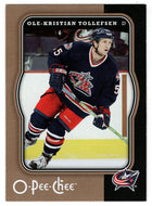 Ole-Kristian Tollefsen - Columbus Blue Jackets (NHL Hockey Card) 2007-08 O-Pee-Chee # 138 Mint