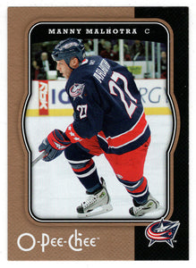 Manny Malhotra - Columbus Blue Jackets (NHL Hockey Card) 2007-08 O-Pee-Chee # 145 Mint