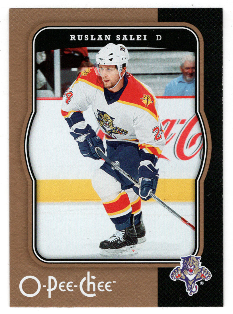 Ruslan Salei - Florida Panthers (NHL Hockey Card) 2007-08 O-Pee-Chee # 210 Mint