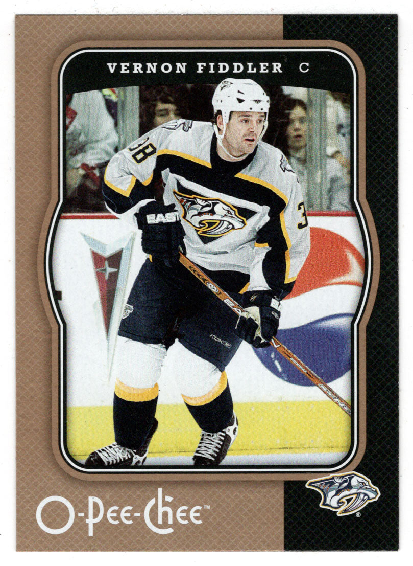 Vernon Fiddler - Nashville Predators (NHL Hockey Card) 2007-08 O-Pee-Chee # 274 Mint
