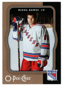 Nigel Dawes - New York Rangers (NHL Hockey Card) 2007-08 O-Pee-Chee # 332 Mint