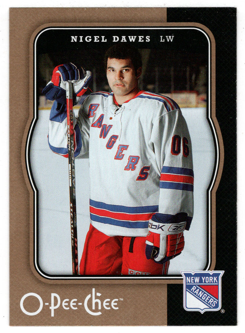 Nigel Dawes - New York Rangers (NHL Hockey Card) 2007-08 O-Pee-Chee # 332 Mint