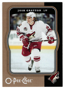 Josh Gratton - Phoenix Coyotes (NHL Hockey Card) 2007-08 O-Pee-Chee # 373 Mint