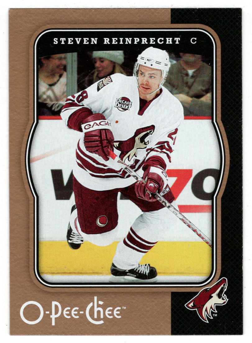 Steven Reinprecht - Phoenix Coyotes (NHL Hockey Card) 2007-08 O-Pee-Chee # 380 Mint
