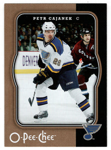 Petr Cajanek - St. Louis Blues (NHL Hockey Card) 2007-08 O-Pee-Chee # 423 Mint