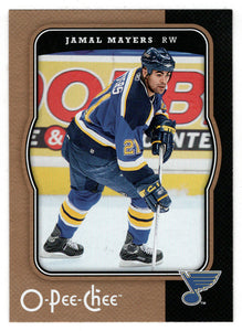 Jamal Mayers - St. Louis Blues (NHL Hockey Card) 2007-08 O-Pee-Chee # 426 Mint