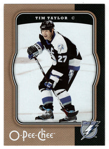 Tim Taylor - Tampa Bay Lightning (NHL Hockey Card) 2007-08 O-Pee-Chee # 445 Mint