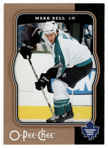 Mark Bell - Toronto Maple Leafs (NHL Hockey Card) 2007-08 O-Pee-Chee # 462 Mint
