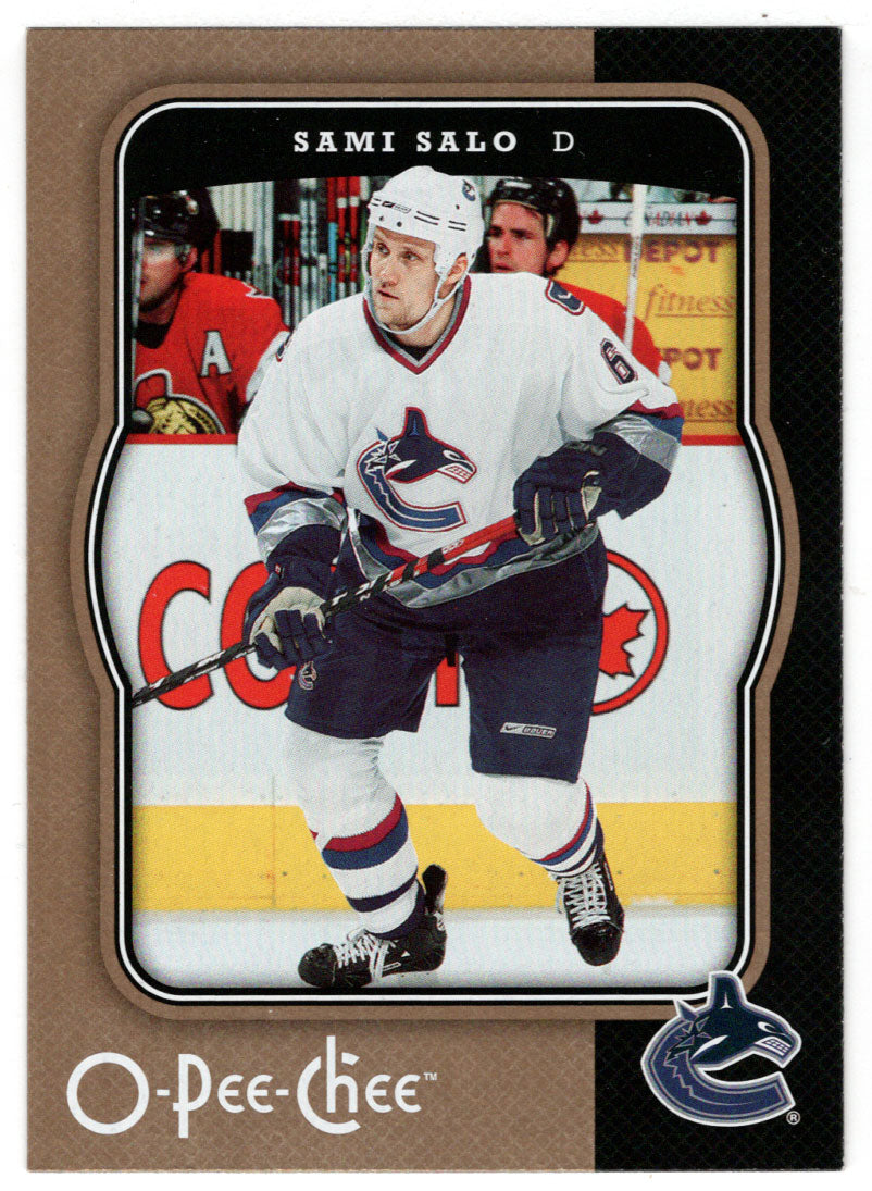Sami Salo - Vancouver Canucks (NHL Hockey Card) 2007-08 O-Pee-Chee # 469 Mint