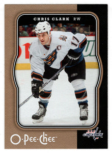 Chris Clark - Washington Capitals (NHL Hockey Card) 2007-08 O-Pee-Chee # 486 Mint