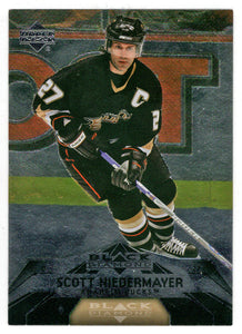 Scott Niedermayer - Anaheim Ducks (NHL Hockey Card) 2007-08 Upper Deck Black Diamond # 1 Mint