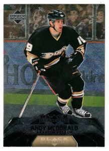 Andy McDonald - Anaheim Ducks (NHL Hockey Card) 2007-08 Upper Deck Black Diamond # 2 Mint