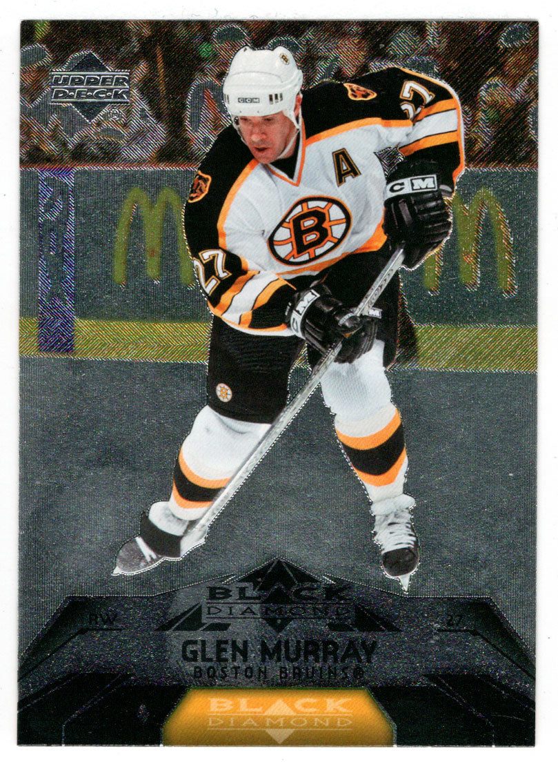 Glen Murray - Boston Bruins (NHL Hockey Card) 2007-08 Upper Deck Black Diamond # 6 Mint