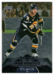 Jason Pominville - Buffalo Sabres (NHL Hockey Card) 2007-08 Upper Deck Black Diamond # 9 Mint