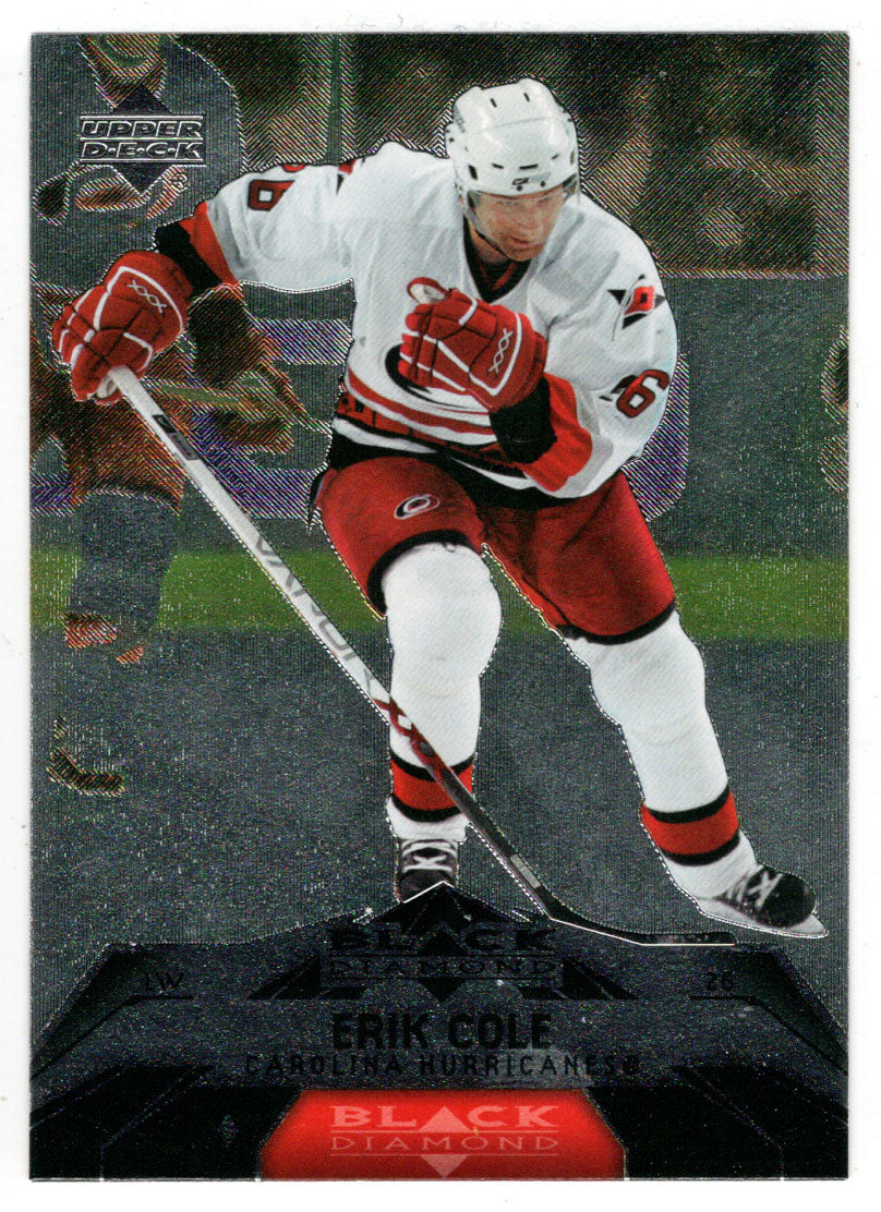 Erik Cole - Carolina Hurricanes (NHL Hockey Card) 2007-08 Upper Deck Black Diamond # 15 Mint