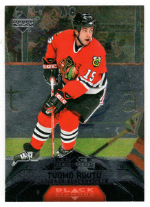 Tuomo Ruutu - Chicago Blackhawks (NHL Hockey Card) 2007-08 Upper Deck Black Diamond # 19 Mint