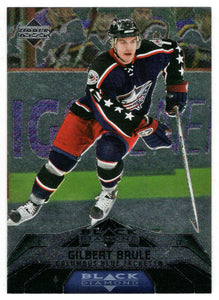 Gilbert Brule - Columbus Blue Jackets (NHL Hockey Card) 2007-08 Upper Deck Black Diamond # 25 Mint