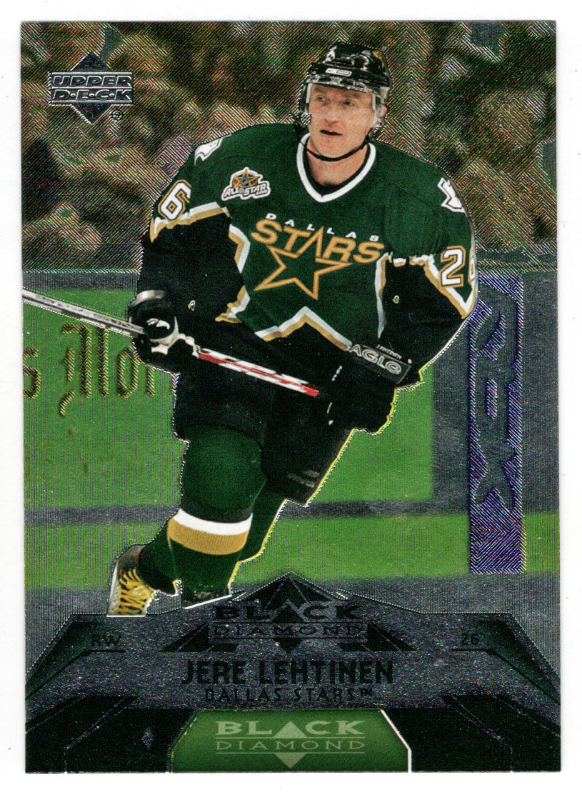 Jere Lehtinen - Dallas Stars (NHL Hockey Card) 2007-08 Upper Deck Black Diamond # 29 Mint