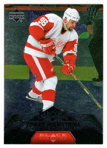 Tomas Holmstrom - Detroit Red Wings (NHL Hockey Card) 2007-08 Upper Deck Black Diamond # 30 Mint