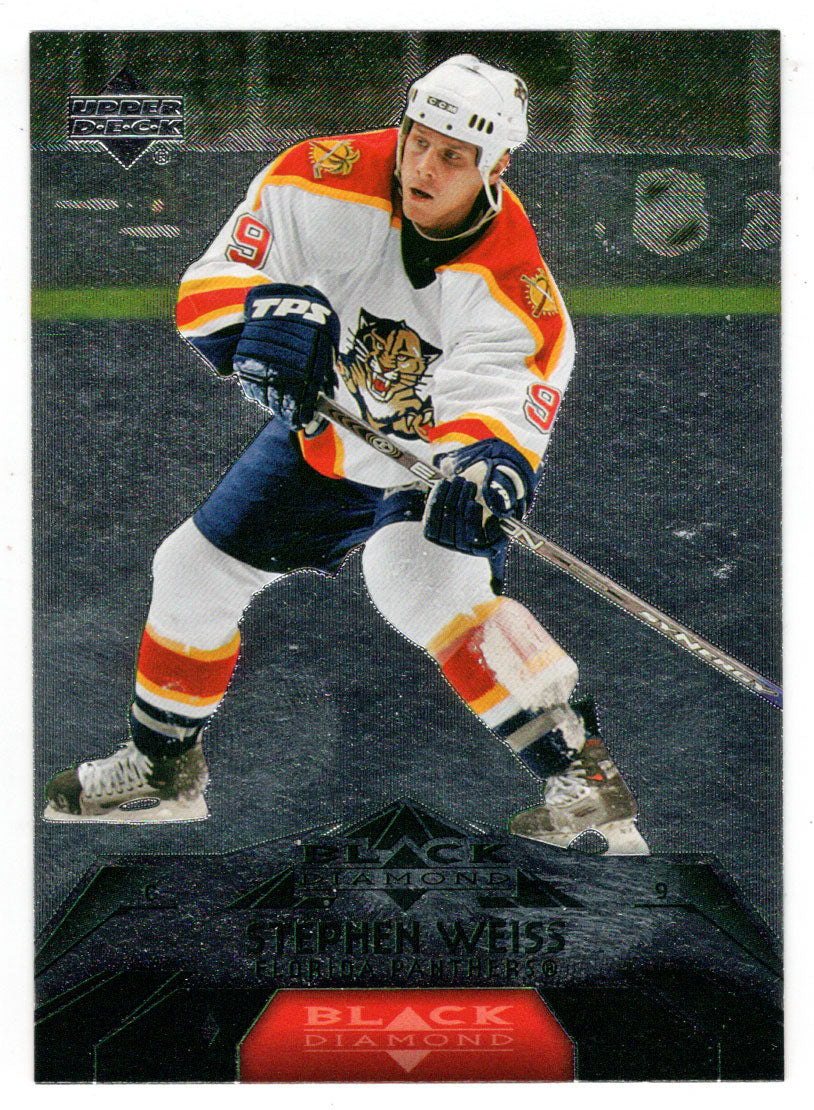 Stephen Weiss - Florida Panthers (NHL Hockey Card) 2007-08 Upper Deck Black Diamond # 35 Mint