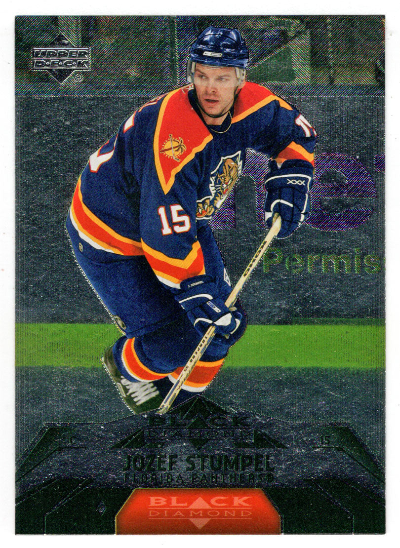 Jozef Stumpel - Florida Panthers (NHL Hockey Card) 2007-08 Upper Deck Black Diamond # 37 Mint