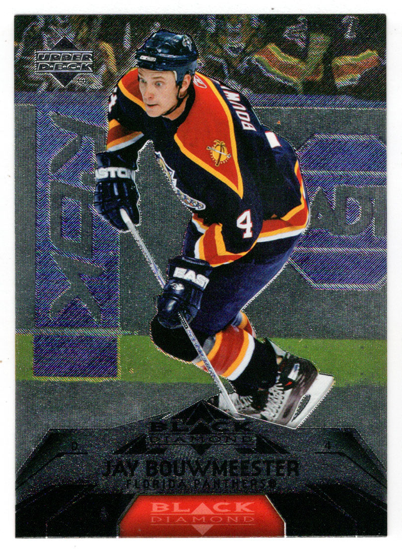 Jay Bouwmeester - Florida Panthers (NHL Hockey Card) 2007-08 Upper Deck Black Diamond # 38 Mint