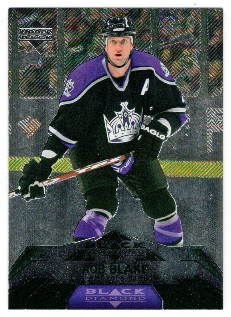 Rob Blake - Los Angeles Kings (NHL Hockey Card) 2007-08 Upper Deck Black Diamond # 40 Mint