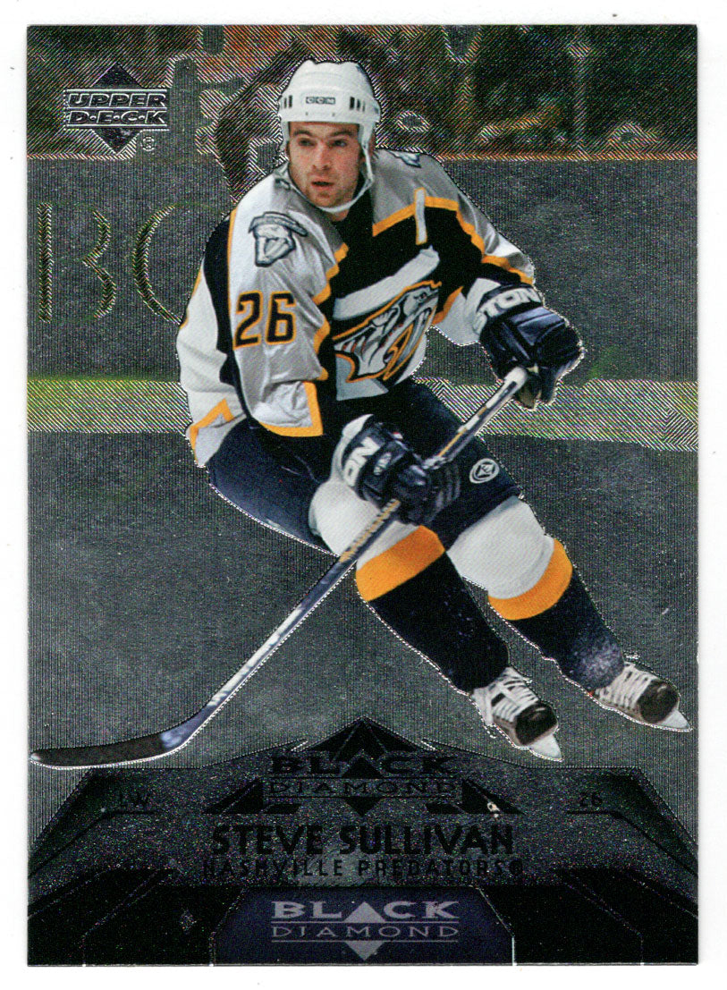 Steve Sullivan - Nashville Predators (NHL Hockey Card) 2007-08 Upper Deck Black Diamond # 49 Mint