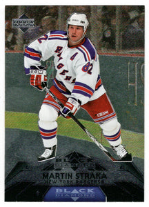 Martin Straka - New York Rangers (NHL Hockey Card) 2007-08 Upper Deck Black Diamond # 54 Mint