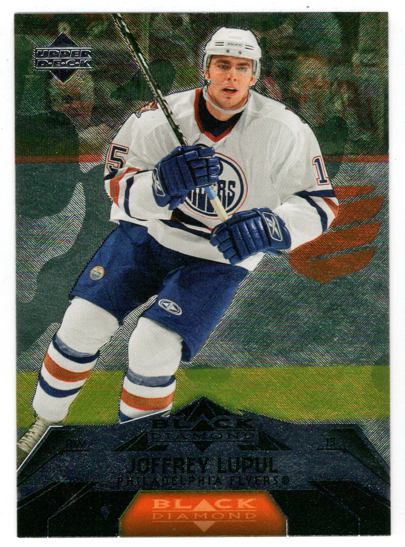 Joffrey Lupul - Philadelphia Flyers (NHL Hockey Card) 2007-08 Upper Deck Black Diamond # 57 Mint