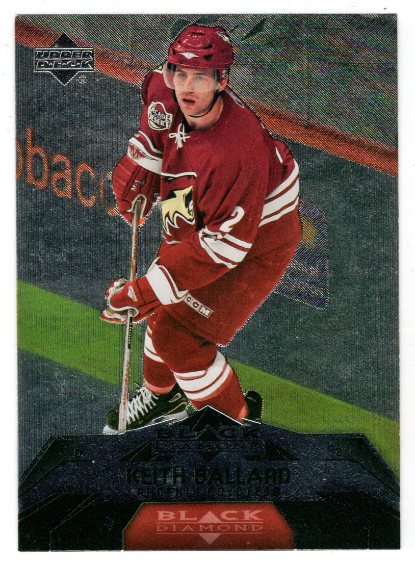 Keith Ballard - Phoenix Coyotes (NHL Hockey Card) 2007-08 Upper Deck Black Diamond # 63 Mint