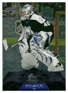 Johan Holmqvist - Tampa Bay Lightning (NHL Hockey Card) 2007-08 Upper Deck Black Diamond # 72 Mint