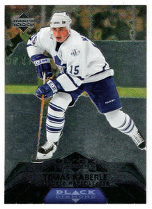 Tomas Kaberle - Toronto Maple Leafs (NHL Hockey Card) 2007-08 Upper Deck Black Diamond # 75 Mint