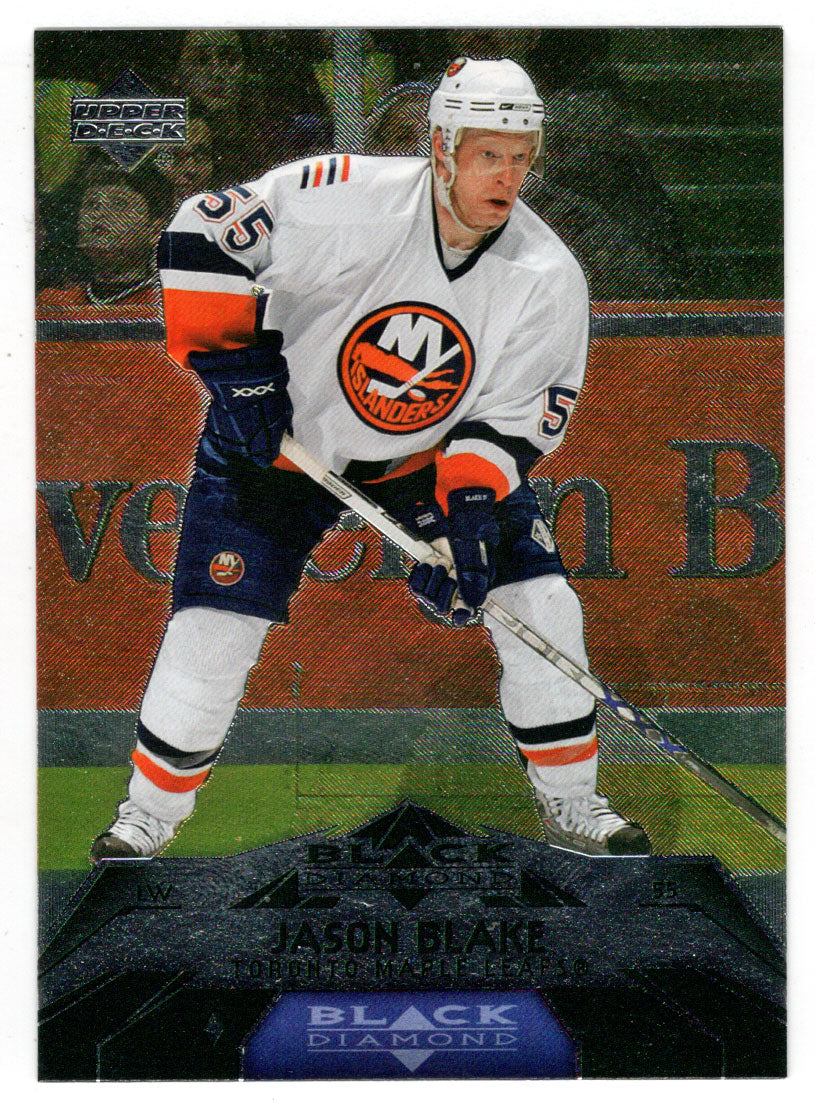 Jason Blake - Toronto Maple Leafs (NHL Hockey Card) 2007-08 Upper Deck Black Diamond # 76 Mint