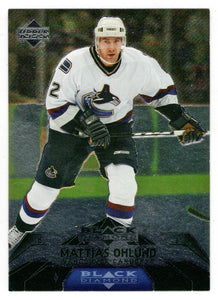 Mattias Ohlund - Vancouver Canucks (NHL Hockey Card) 2007-08 Upper Deck Black Diamond # 80 Mint