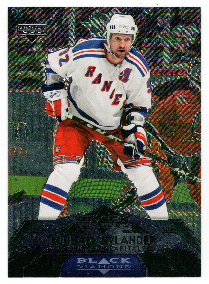 Michael Nylander - Washington Capitals (NHL Hockey Card) 2007-08 Upper Deck Black Diamond # 81 Mint