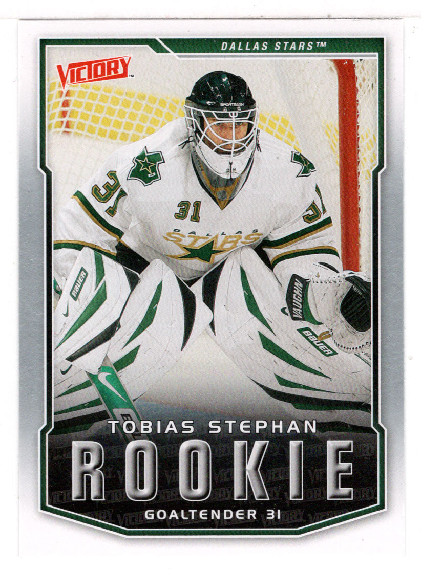 Tobias Stephan RC - Dallas Stars (NHL Hockey Card) 2007-08 Upper Deck Victory # 341 Mint