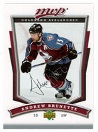 Andrew Brunette - Colorado Avalanche (NHL Hockey Card) 2007-08 Upper Deck MVP # 5 Mint