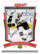 Martin Havlat - Chicago Blackhawks (NHL Hockey Card) 2007-08 Upper Deck MVP # 12 Mint