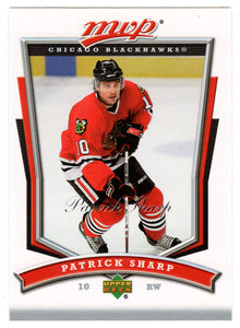 Patrick Sharp - Chicago Blackhawks (NHL Hockey Card) 2007-08 Upper Deck MVP # 13 Mint