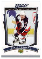 David Vyborny - Columbus Blue Jackets (NHL Hockey Card) 2007-08 Upper Deck MVP # 27 Mint
